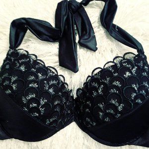 Beach Bunny Swimwear, Size M, in Black/Silver.